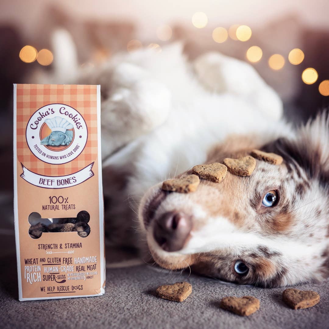 Cooka's Cookies Beef Bones - Natural Dog Treats - 2