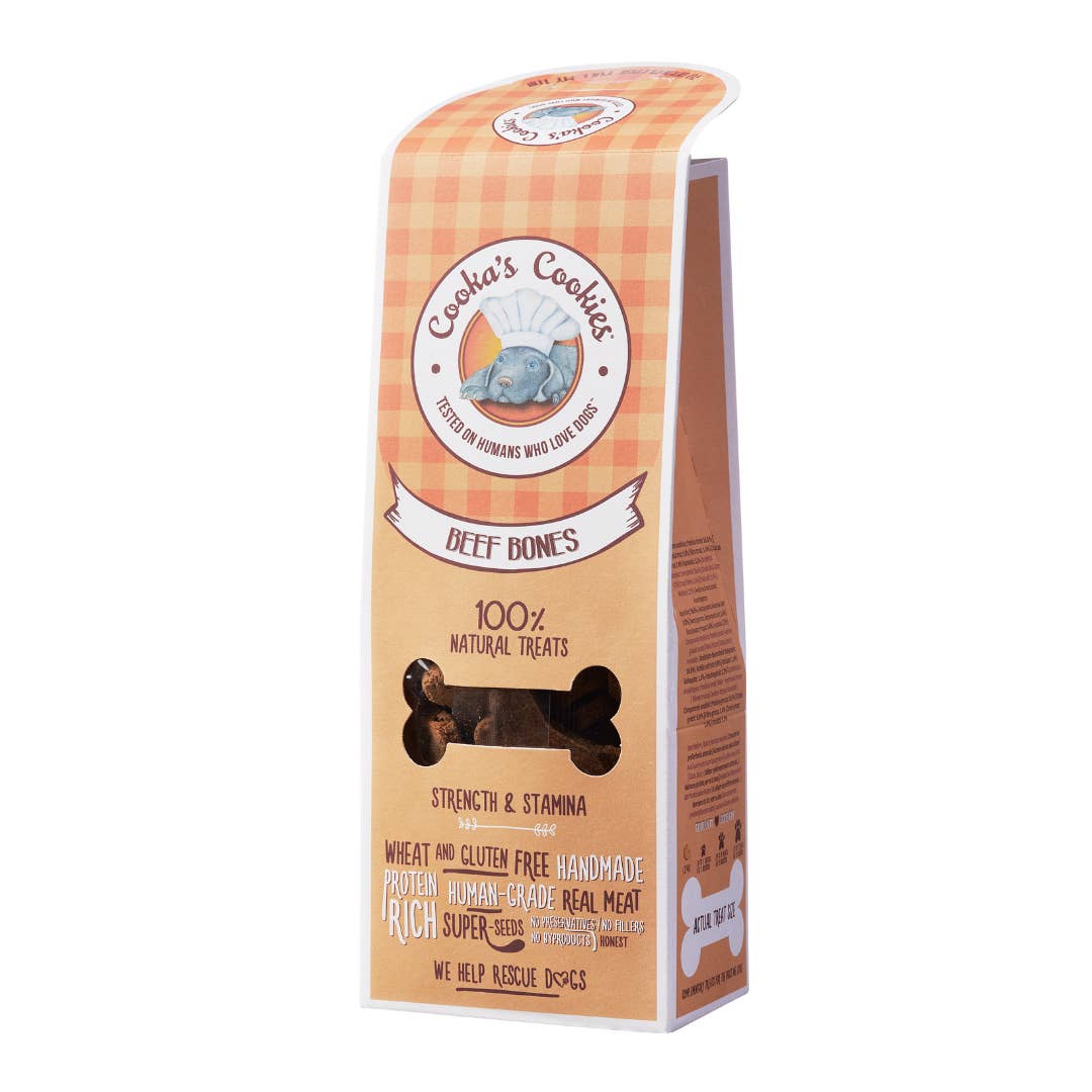 Cooka's Cookies Beef Bones - Natural Dog Treats