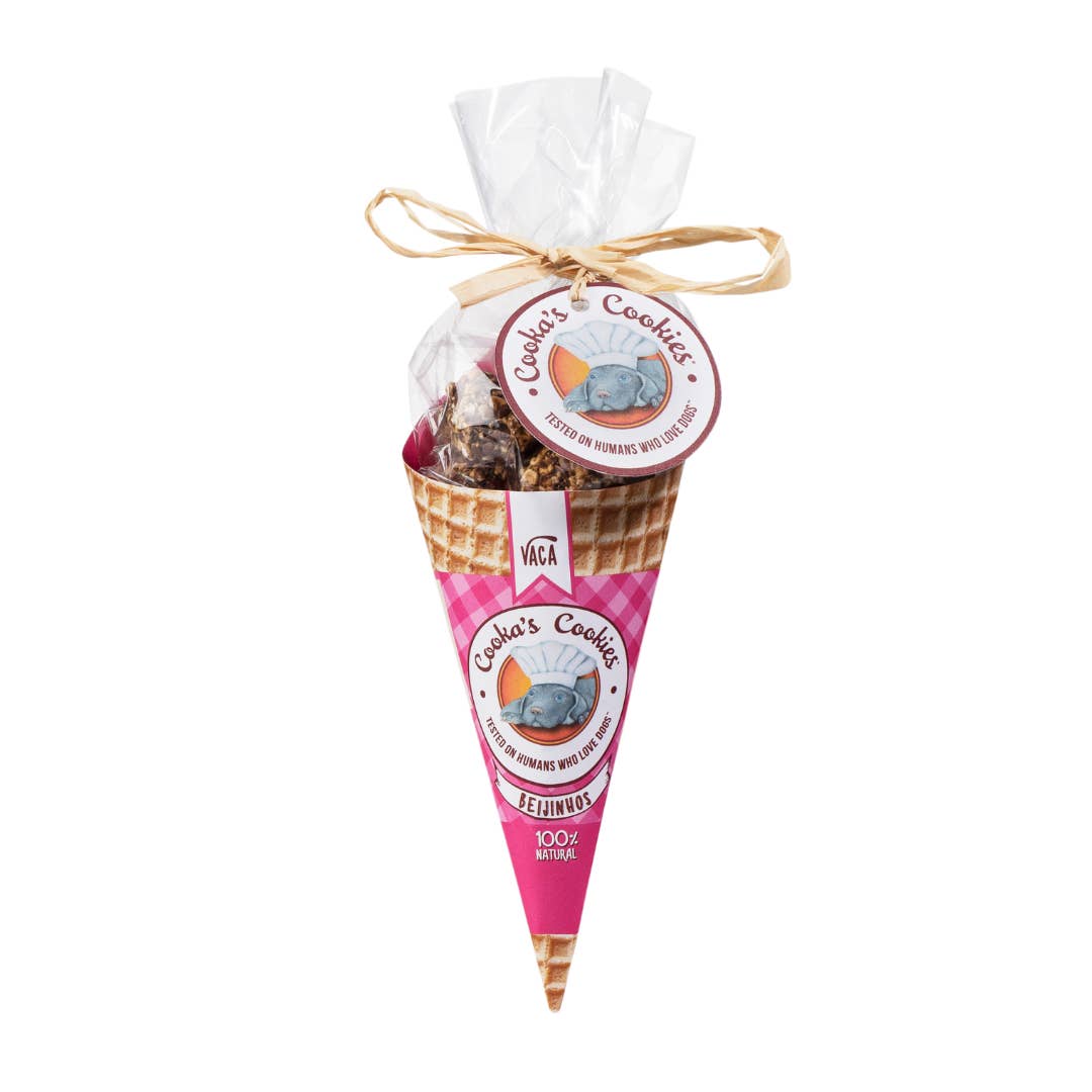 Cooka's Cookies BEIJINHOS DE VACA - Little Beef Kisses - Natural dog treats