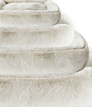Lord Lou Dog Bed Arctic Faux Fur 
