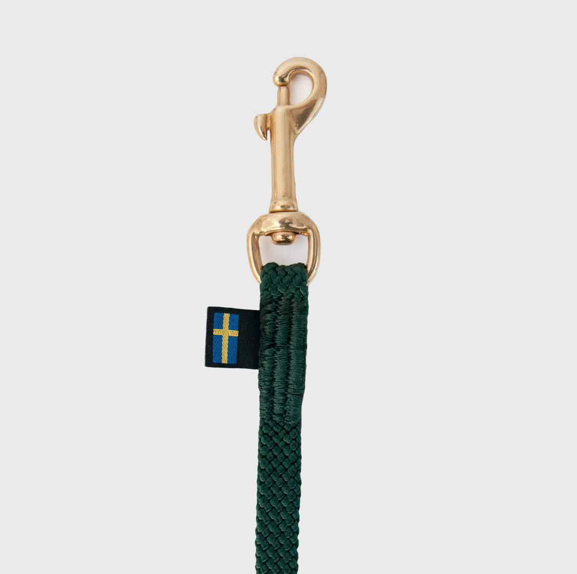 Poly Ropes Dog Leash Lajka With Brass Pistol Hook 2 Meters Dark Green. - 2