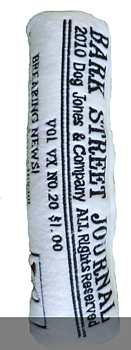 Dog Diggins Design Bark Street Journal Dog Toy