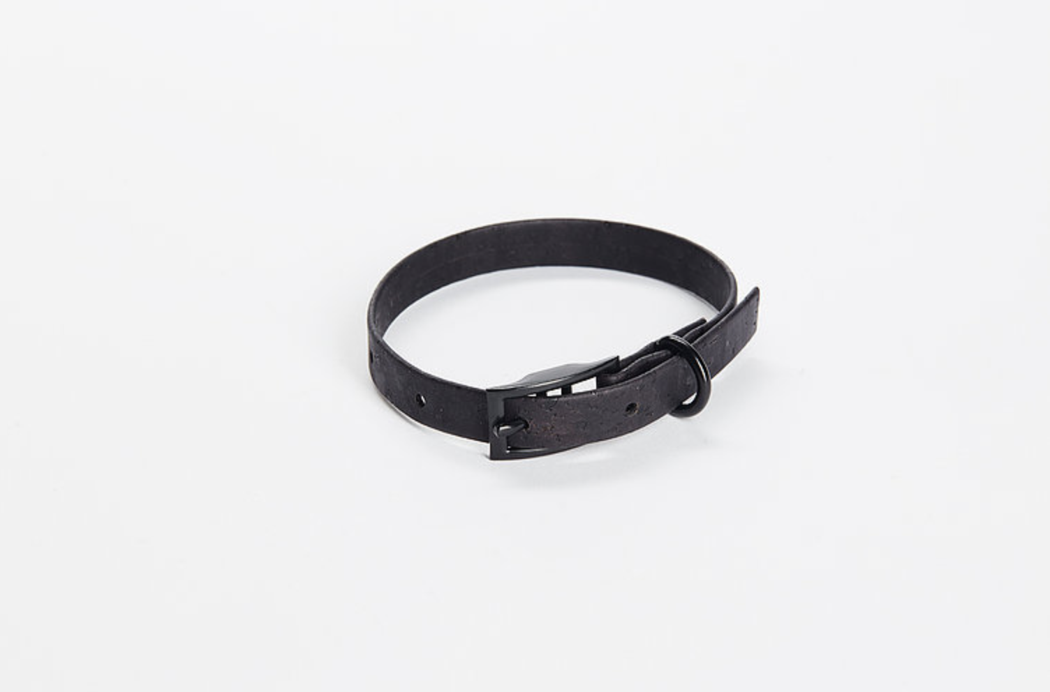 Frankies Mini Dog Collar Cork Black - 2