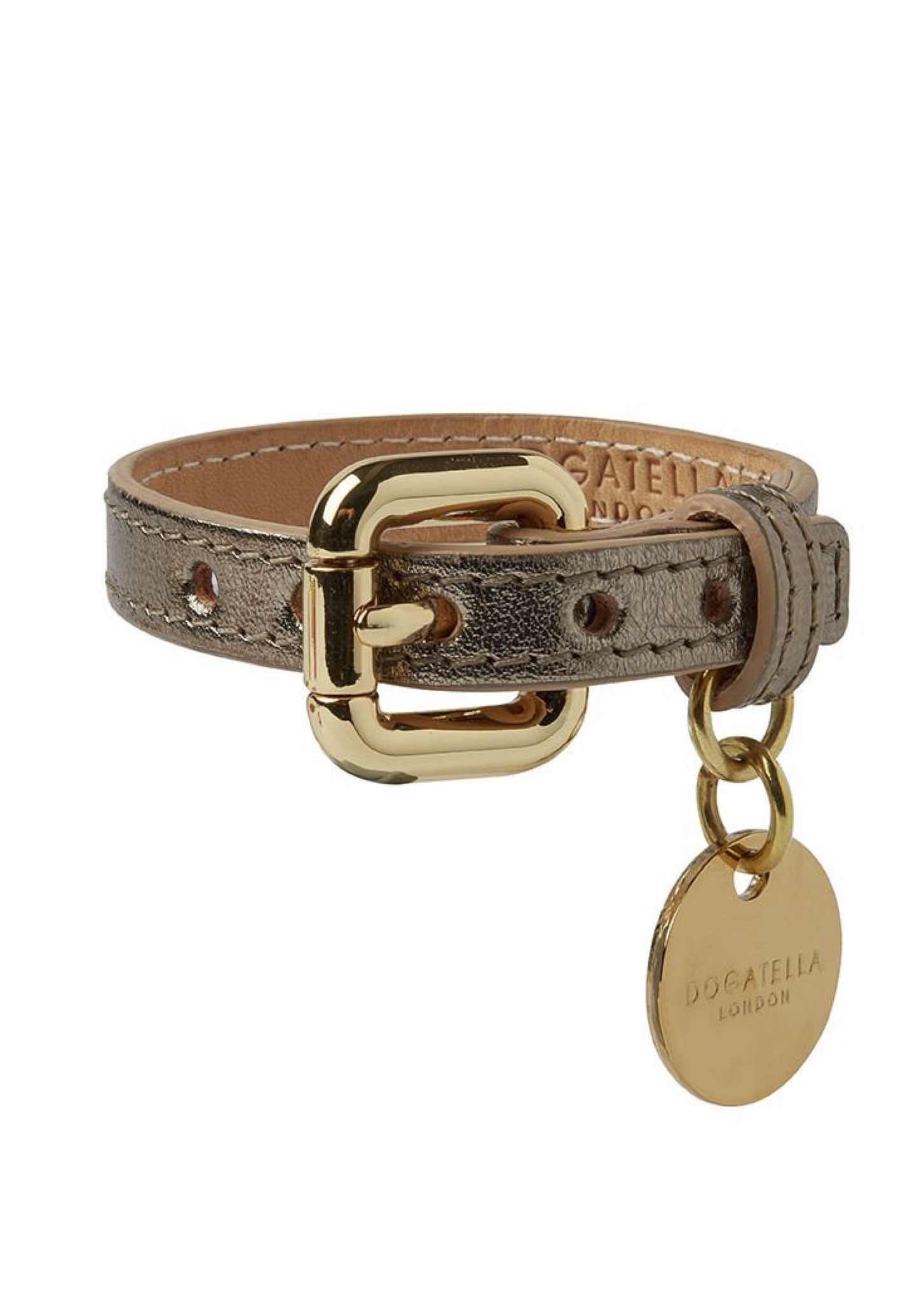 DOGATELLA LONDON BRACELET METALLIC DARK SILVER