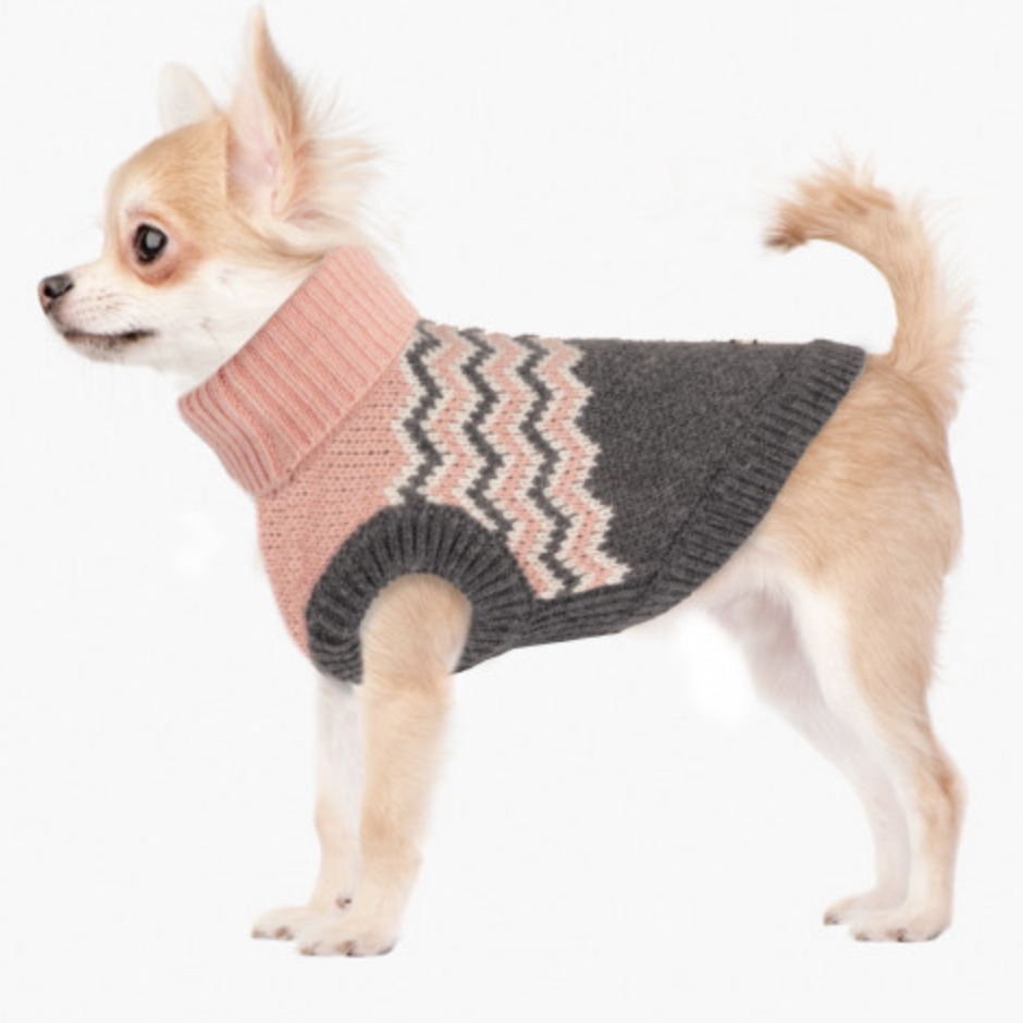Milk And Pepper Meribel Zig Zag Sweater