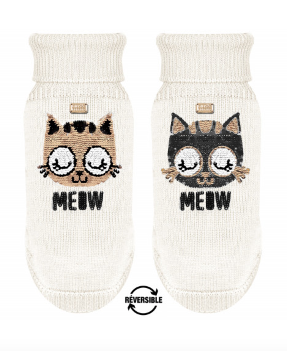 Milk And Pepper Meow Sweater