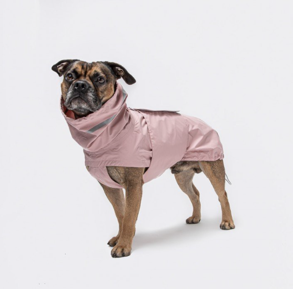 Cloud7 Dog Raincoat In Pink Hamburg - 2