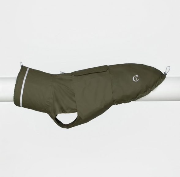 Cloud7 Dog Raincoat Olive Hamburg