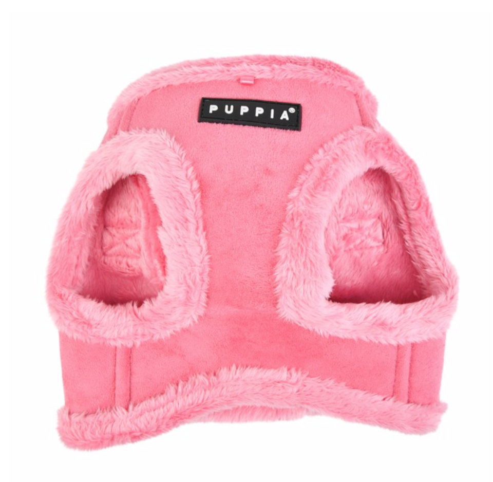 Puppia Terry Pink Lined Dog Harness