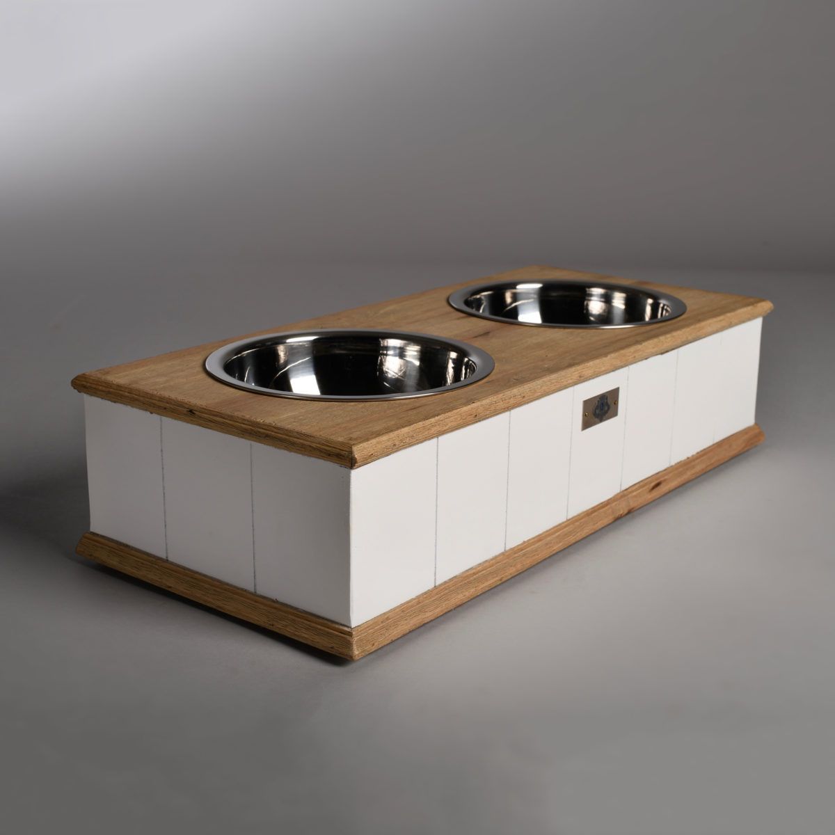 LORD LOU VERONA DOG&nbsp;BOWL WHITE