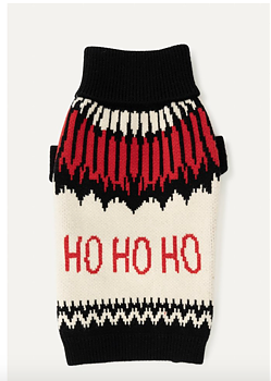 Max Bone Ho Ho Ho Dog Sweater
