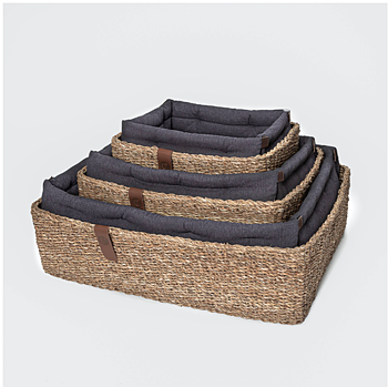 Cloud7 Dog Basket Hideaway Cotton Plum