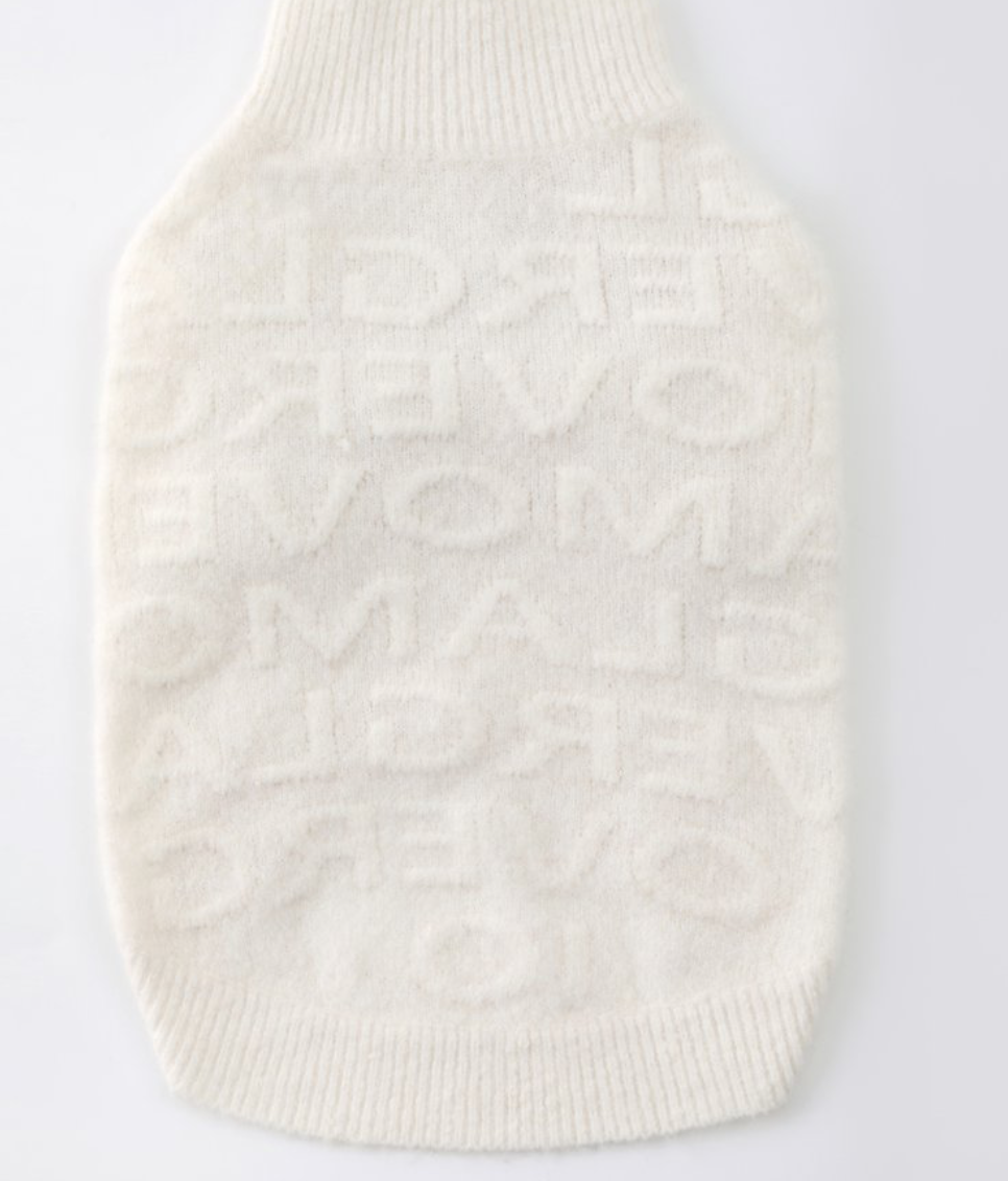 Overglam Textured Jumper White