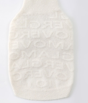 Overglam Textured Jumper White