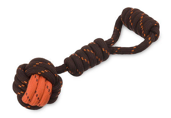 Pet Play Rope Toy Tug Ball Hundleksak - 2