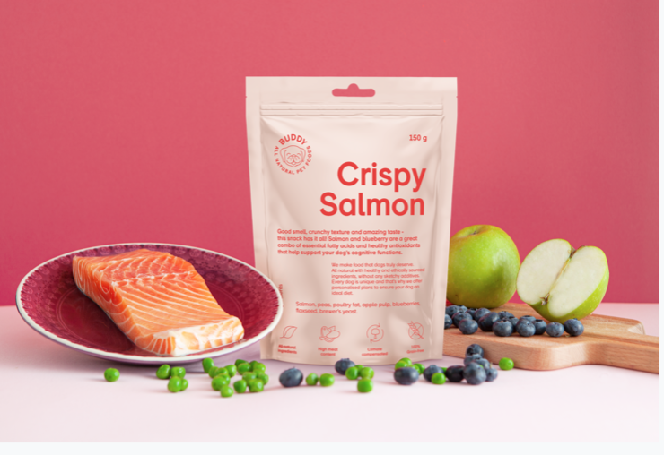Buddy Dog Candy Crispy Salmon - 2