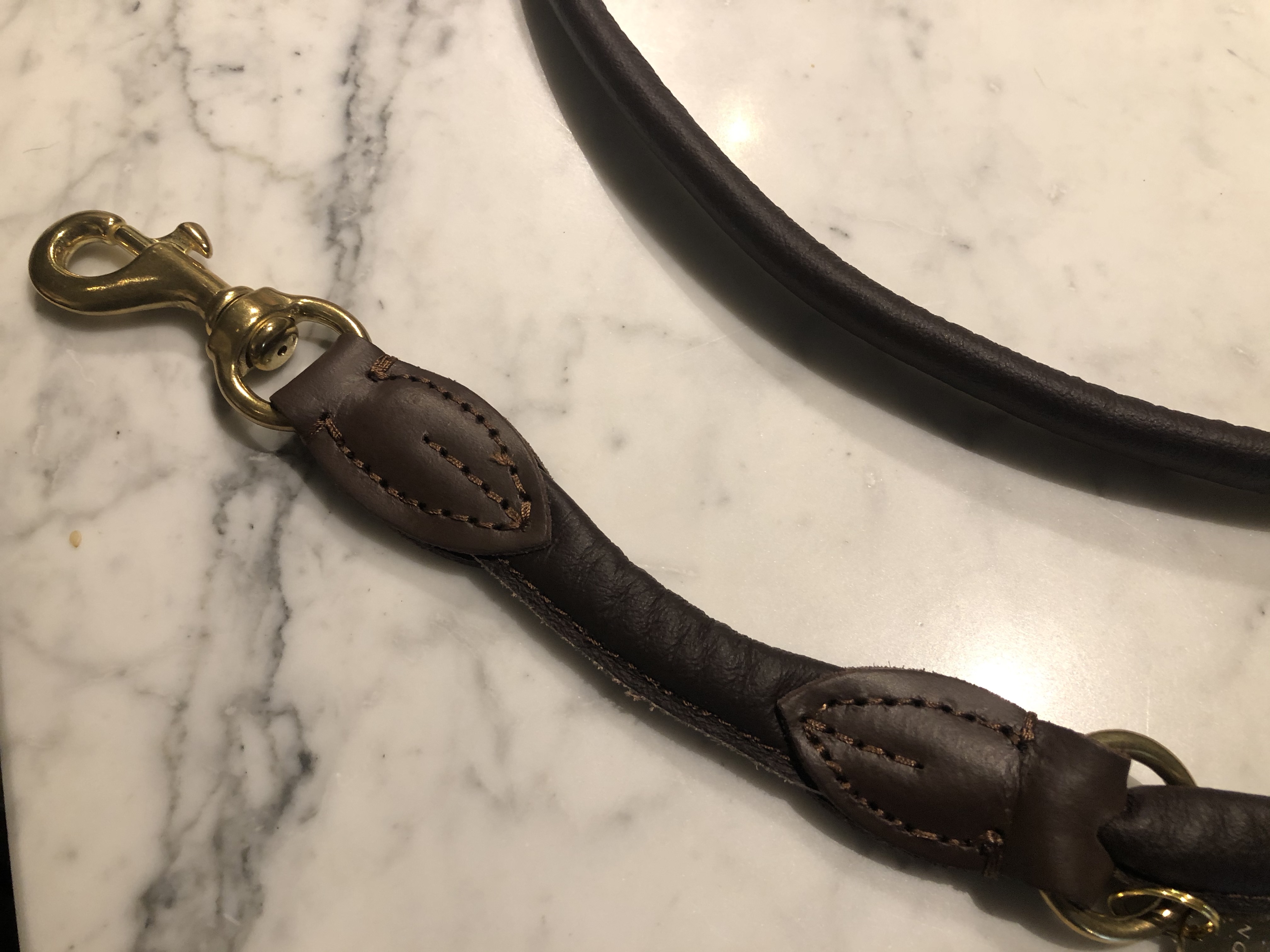 Raddna Collection Dog Leash Brown Adjustable - 3