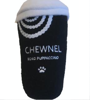 Dog Diggins Designs Coffe To Go Chwnel Koko Dog Toy