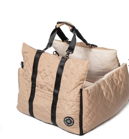 Chiara Dog Bag For The Car Beige - 2