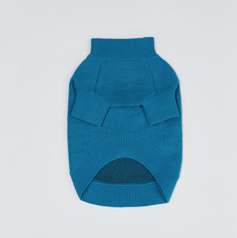Overglam Logo Dog Jumper Blue - 3