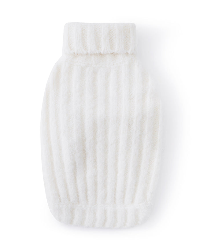 Overglam Turtleneck Thick Lines Sweater White - 2