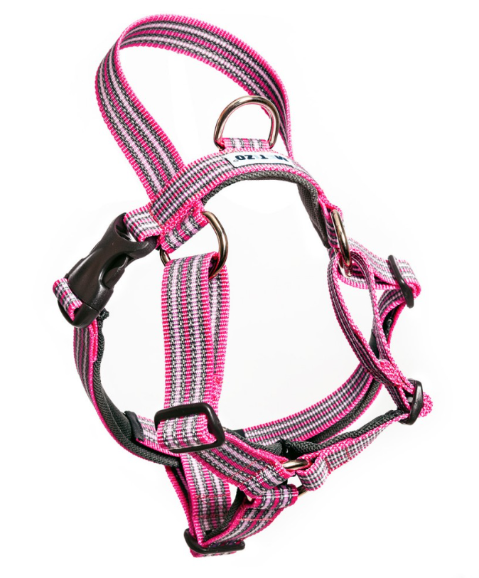 METIZO HARNESS WITH HANDLE PINK