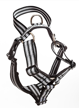 METIZO HARNESS WITH HANDLE BLACK
