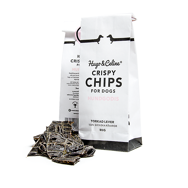 HUGO & CELINE CRISPY CHIPS DOG TREATS