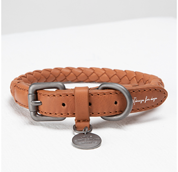 2.8 Ferdinando Leather Dog Collar