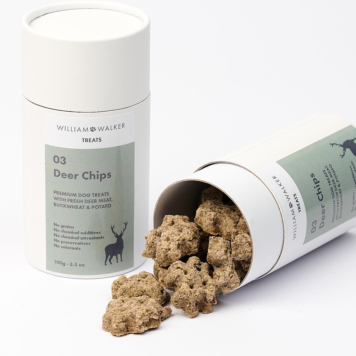 William Walker Premium Dog Treats Deer Chips