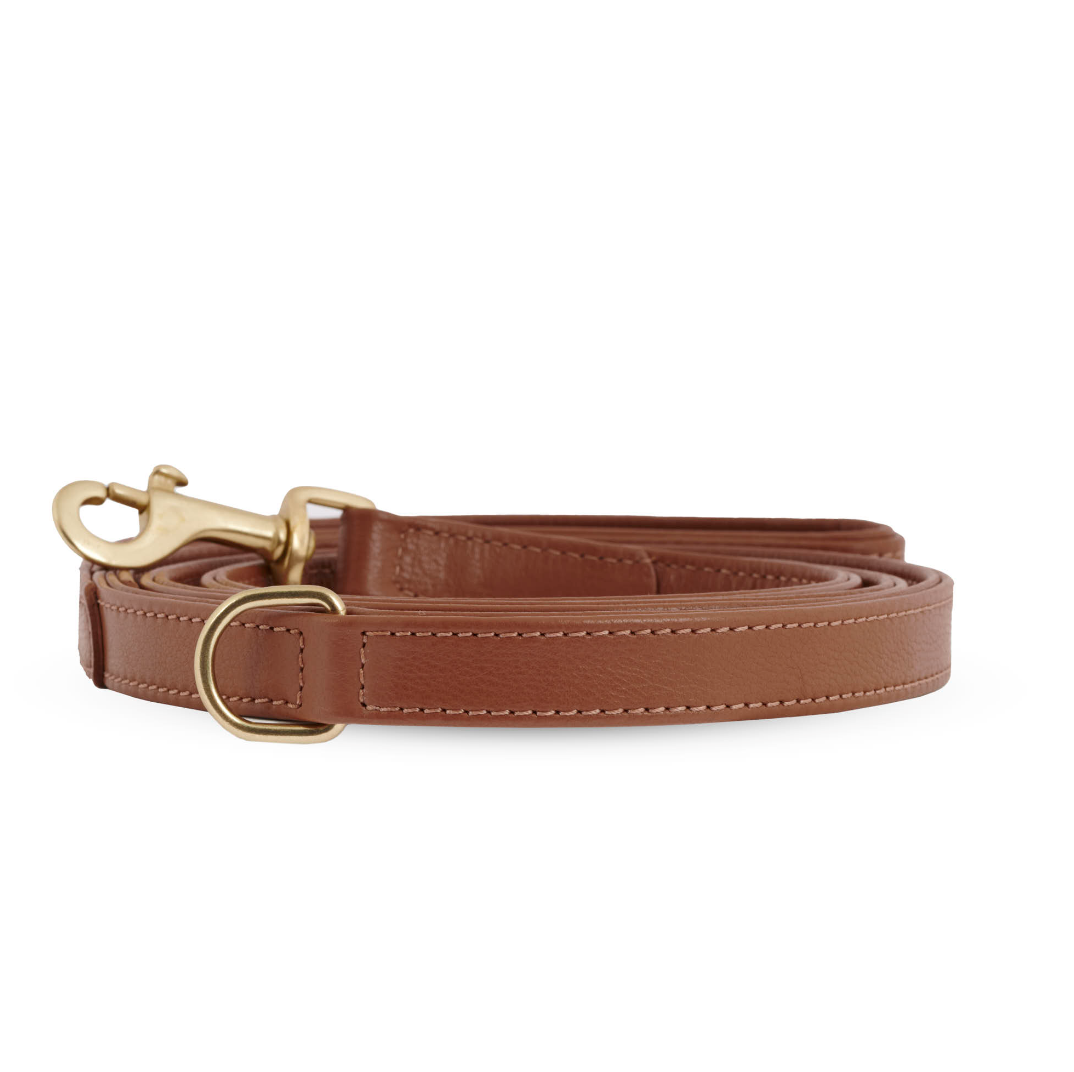 William Walker Dog Leash Caramel
