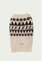 Max Bone Patterned Sand Dog Sweater