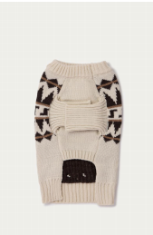 Max Bone Patterned Sand Dog Sweater - 2