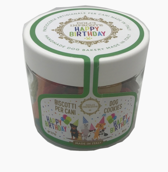 Dolci Impronte Birthday Dog Cookies in Jar - 2