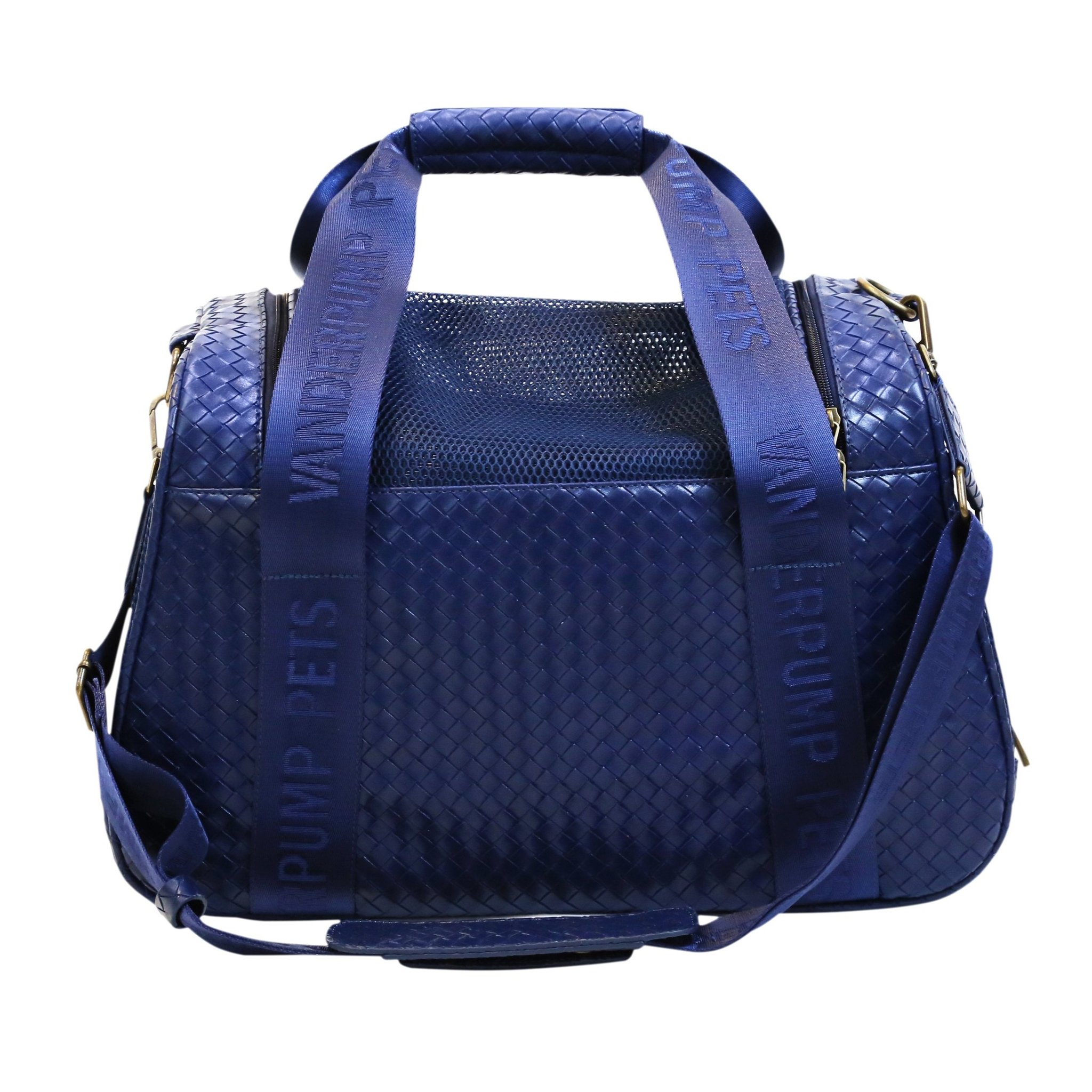 Vanderpump - Blue Duffel Dog Bag - 3