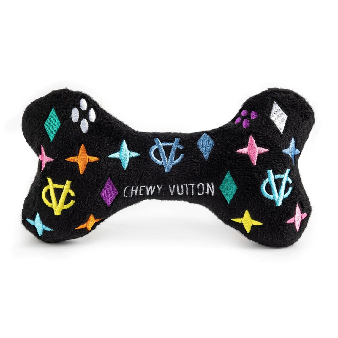 Haute&nbsp;Diggity&nbsp;Dog&nbsp;Svart&nbsp;Monogram&nbsp;Chewy&nbsp;Vuiton&nbsp;Hundben - 3
