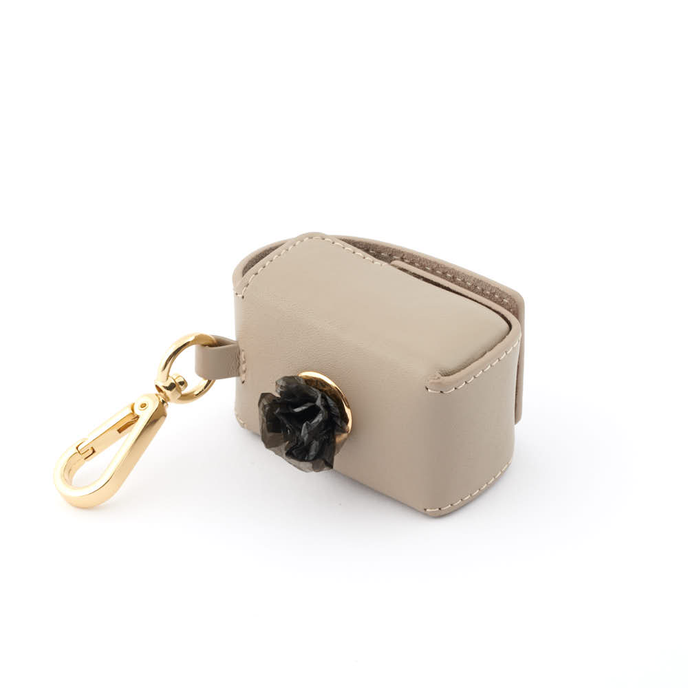 William Walker Bag Holder Sand With Gold Buckle - 2