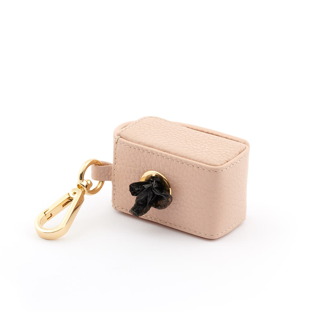 William Walker Bag Holder Light Apricot With Gold Buckle - 2
