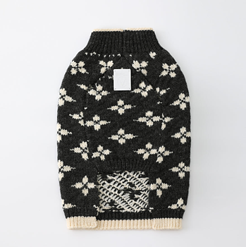 Overglam Sleeveless Floral Jacquard Sweater