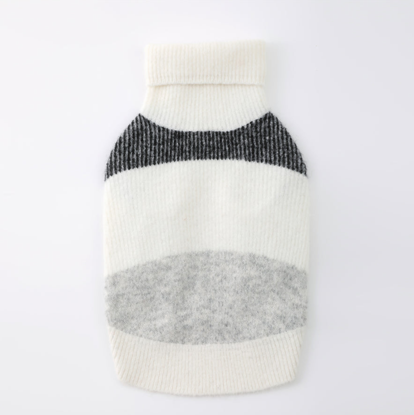 Overglam Turtleneck Contrast Striped Jumper