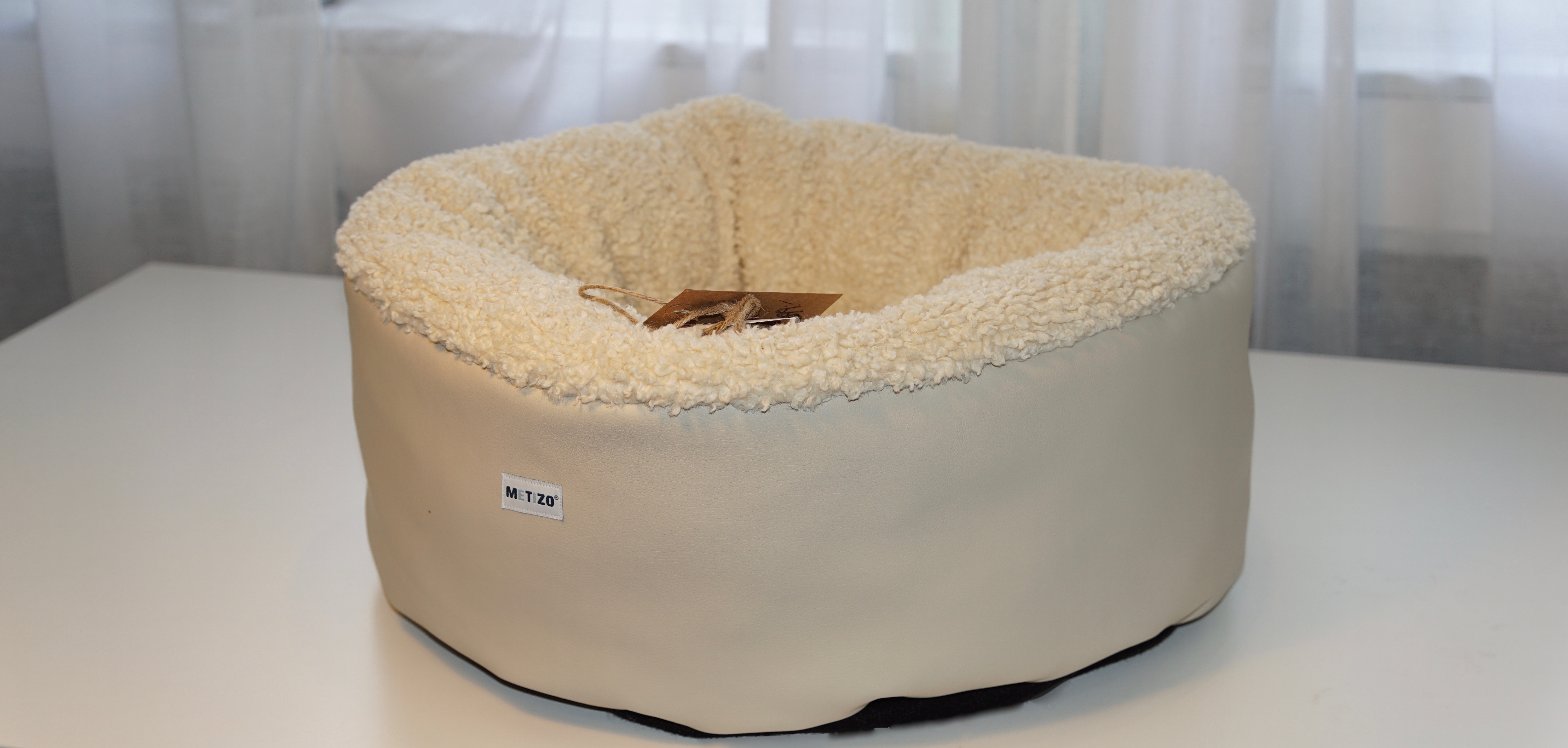 METIZO DEZIGN Bed Beige - 2