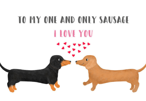 Two Chubbas Dog Congratualtions Card