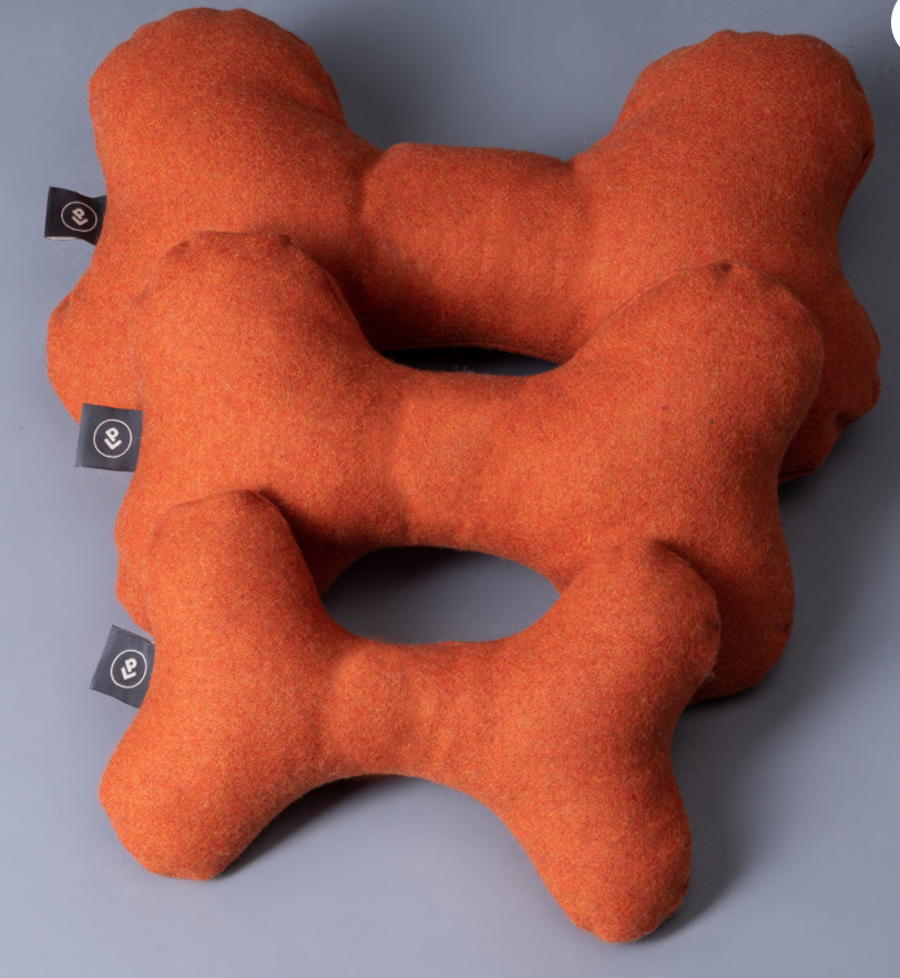 Pillow Villa Dog Toy Bone Joy