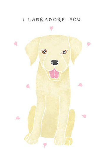 Two Chubbas Dog Congratualtions Card