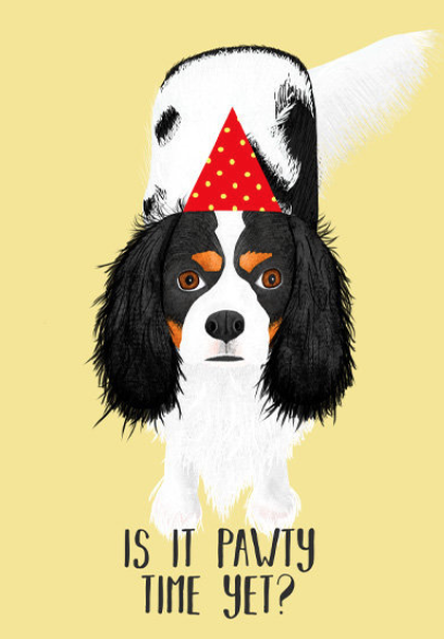 Two Chubbas Dog Congratulations Card