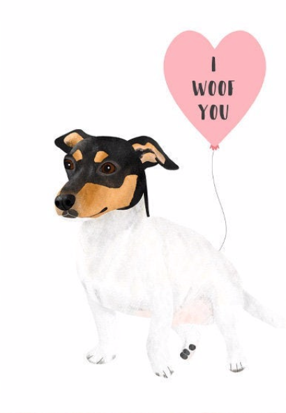 Two Chubbas Dog Congratulations Card