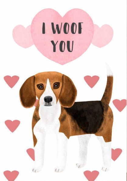 Two Chubbas Dog Congratulations Card