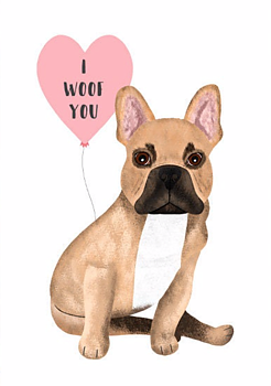 Two Chubbas Dog Congratulations Card