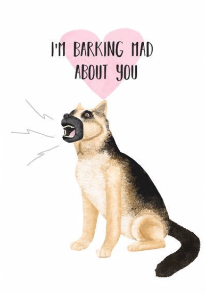 Two Chubbas Dog Congratulations Card 