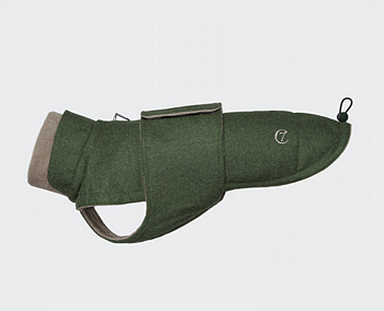 Cloud7 Dachshund Coat Brooklyn Flannel Fern Green